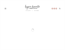 Tablet Screenshot of kaysiedanielle.com